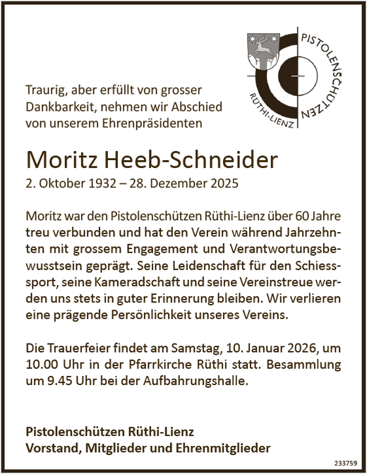 Danke für die gemeinsame Zeit